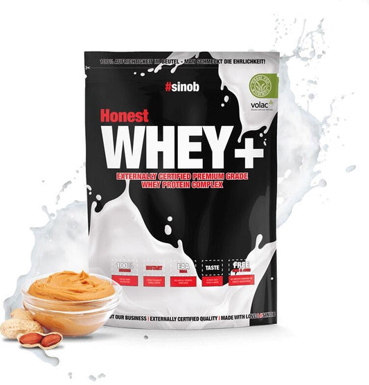 Sinob Honest Whey+ Erdnussbutter 820g